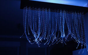 SANLI LED Mejor cable brillante de fibra óptica para cortinas en cascada